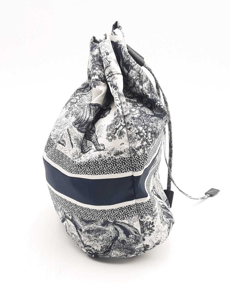 Christian Dior Fabric Toile De Jouy Sauvage Travel Pouch Aa1124ocrsa