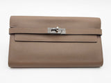 Hermes Epsom Etoupe Kelly Long Wallet Sd0426czxde