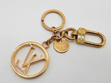 Louis Vuitton Lv Circle Goldtone Bag Charm Key Chain Do0826orxde