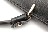 Mcm Black Leather Flap Top Handle Crossbody Satchel Bag Eb0926lxzsa