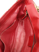 Gucci Marmont Medium Shoulder Bag In Red Silk Jacquard Fw0826crzdu