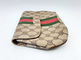 Gucci Gg Supreme Web Sherry Line Coated Canvas Clutch Bag Fw1124ixsa