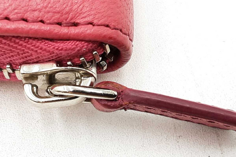 Givenchy Pink Leather Pandora Organizer Zip Around Wallet Eb1125loxdu