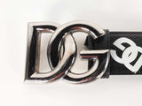 Dolce & Gabbana Crossover Dg Logo Belt Size 46in Sd0526lzxde
