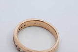 0.36cttw Diamond 14k Yellow Gold Band Ring 4.2 Grams Size 7 Eb0626orxdu