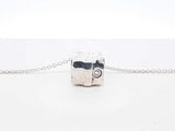 Tiffany & Co. Gift Box Padlock Charm In 925 Silver 17.2 Gram 18 Inch Fw1026lrxdu