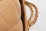 Chanel Quilted Caviar Leather Double Flap Shoulder Bag Eb0226woxzde
