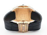 Santos De Cartier 100 Chronograph 10.06 Cttw Diamond & 18k Yellow Gold 41mm Automatic Watch 239 Grams Fw0825rxzxdu
