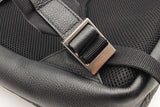Salvatore Ferragamo Embossed Gancini Black Leather Backpack Eb1225irxsa