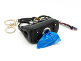 Mini Barkin Bag Doggie Waste Bag Dispenser Charm In Black Fw1025cdu
