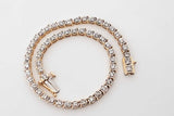 10k Yellow Gold Diamond Tennis Bracelet 9.3 Grams 7.75 Inch Eb0826pwrdu