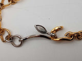 Louis Vuitton Leaf Mirror Crystals Metal Alloy 80.0g Long Chain Do1125wxzde