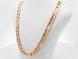14k Yellow Gold 29.1 Grams Figaro Chain 22 In Aa1225lzxzsa