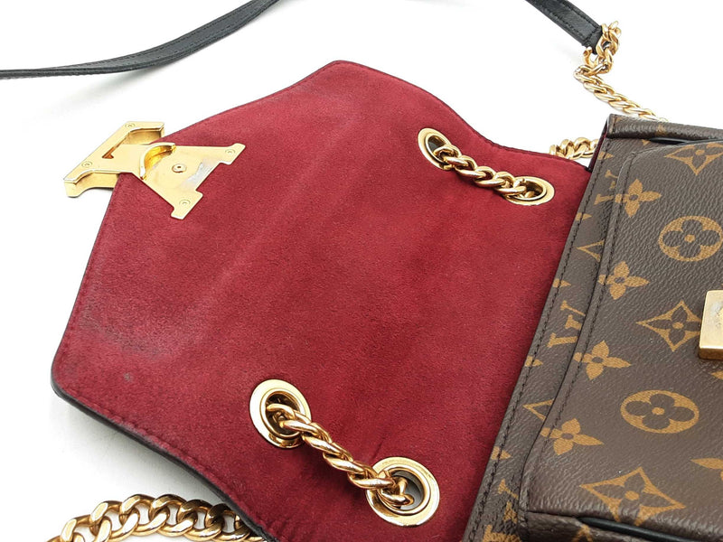 Louis Vuitton Passy Chain Shoulder Bag In Monogram Coated Canvas Fw0825erxdu