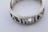 Tiffany & Co. 925 Sterling Silver Atlas Band Ring 4.3 Grams Size 7 Eb1225wxzde
