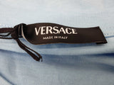 Gianni Versace Sky Blue Logo Cotton Tshirt Size Italian M Do0226lrxde