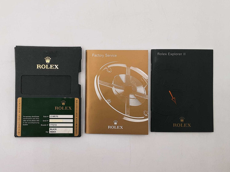 Rolex Explorer 2 Oyster Perpetual Date Automatic 42mm Watch Fw1124ecrxdu