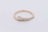 0.22cttw Diamond Ring In 14k Yellow Gold 2.1 Grams Size 7 Eb0726lorsa