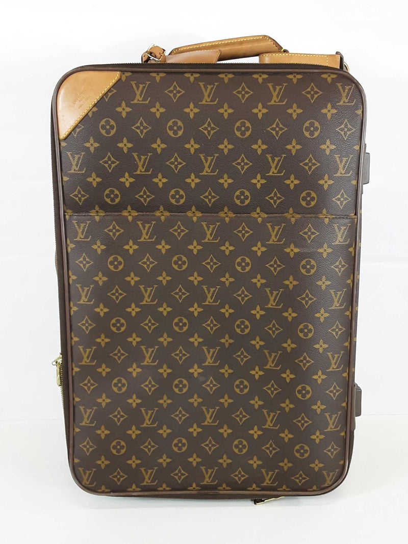 Louis Vuitton Monogram Pegase 55 Rolling Suitcase Sd1025rrzde