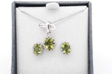 Set Of 5 Gemstone Ensemble Sets In Sterling Silver Eb0925crsa