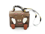 Gray Doll Mini Bag Charm Do0725cde