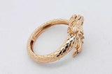 18k Yellow Gold Dragon Wrap Ring 3.6 Grams Size 8.5 Eb0826wcrsa