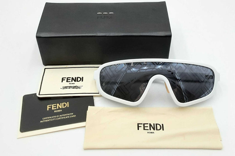 Fendi Ff Logo White Sunglasses Eb1024rxdu