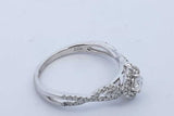 0.27cttw Diamond Ring In 10k White Gold 2.1 Grams Size 7 Eb0426lxzde