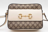 Gucci Horsebit 1955 Gg Monogram Canvas & Leather Crossbody Bag Eb0926cxzde