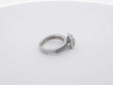 1.10ctw 14k White Gold 6.1 Grams Ring Size 6 Sd0525srzsa