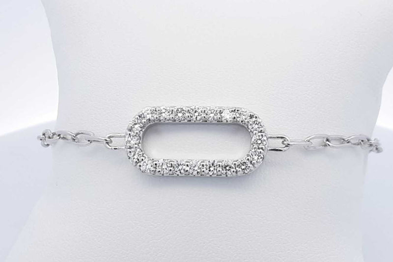 Approx. 1.26ctw Lab Grown Diamond Bracelet Sterling Silver 5.8g Eb1124loodu