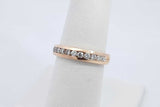 0.36cttw Diamond 14k Yellow Gold Band Ring 4.2 Grams Size 7 Eb0626orxdu