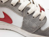 Nike Air Jordan 1 Low Se Sneakers - White, Light Smoke Grey, Gym Red Size 7.5 Fw0526wzdu