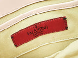 Valentino Garavani Rockstud Mini Saddle Bag In Pink Grained Leather Fw1225oxzdu