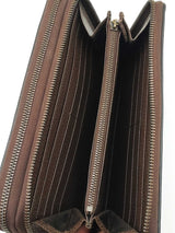 Gucci Ophidia Travel Case In Beige & Ebony Coated Canvas Fw0126wxzdu