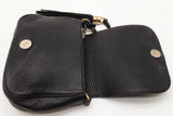 Gucci Black Leather Soho Flap Chain Crossbody Bag Eb0226orxde