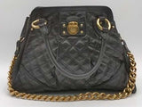 Marc Jacobs Alyona Black Quilted Leather Bag Aa1026rzsa