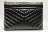 Yves Saint Laurent Loulou Quilted  Chevron Leather Shoulder Bag Eb0924loxzdu