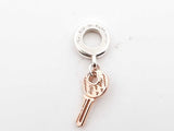 Pandora .925 Silver 1.8g Two Tone Key Charm Lh1025lxde