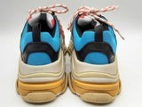 Balenciaga Triple S Blue Red Gray Women's Sneakers Size Eu 39 Do0924lrxde