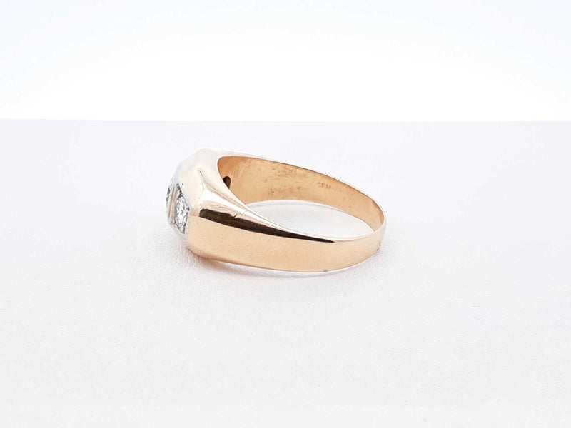 1.0 Cttw Diamond & 14k Yellow Gold Ring 9.3 Grams Size 12.5 Fw0325loxzsa