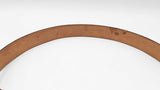 Gucci Guccissima 40mm Dark Brown Leather Belt & Gg Buckle Size 40 Fw0326llrdu