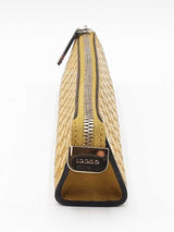 Gucci Microguccissima Pencil Pouch In Lime Yellow Leather Fw1026rzdu