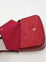 Louis Vuitton Mini Monogram Fushia Patent Vernis Sac Lucie Crossbody Eb0726wrxsa