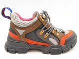 Gucci Flastrek Journey Gray Orange Shoes Size Gucci 38 W Do0625lxzde