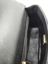 Chanel Black Quilted Caviar Leather Mini Sweetheart Flap Bag Eb0526wxxzde