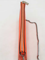 Christian Louboutin Neon Orange Leather Loubila Chain Shoulder Bag Eb1125oxzdu