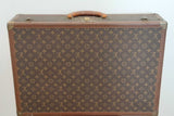 Louis Vuitton Monogram Hard Leather Alzer Travel Trunk Suitcase Eb0623pxxzdu