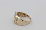 0.93cttw Diamond Ring In 10k Yellow Gold 5.5 Grams Size 11.5 Eb0926pxzsa