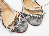 Christian Louboutin Mafaldina Spikes Heels Size 37 Eb1024lorsa